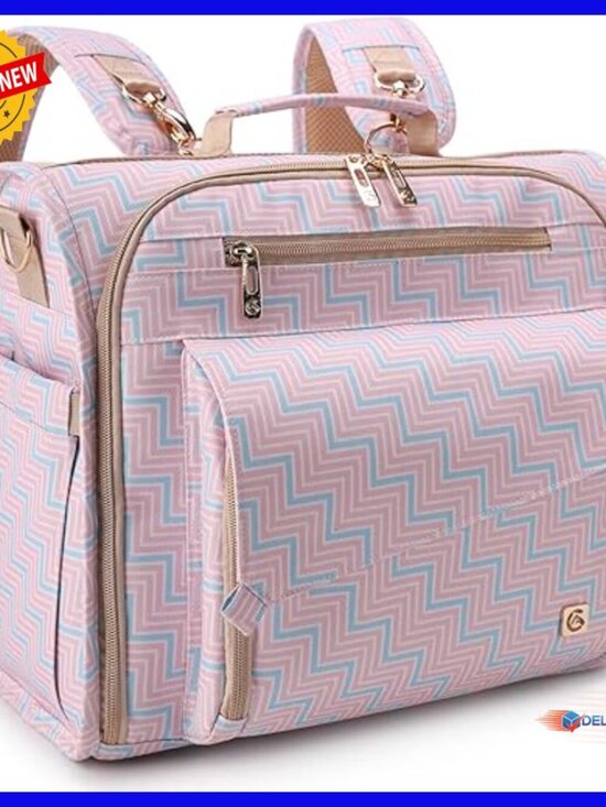 Other - Waterproof Large Capacity Diaper Backpack with Stroller Hooks